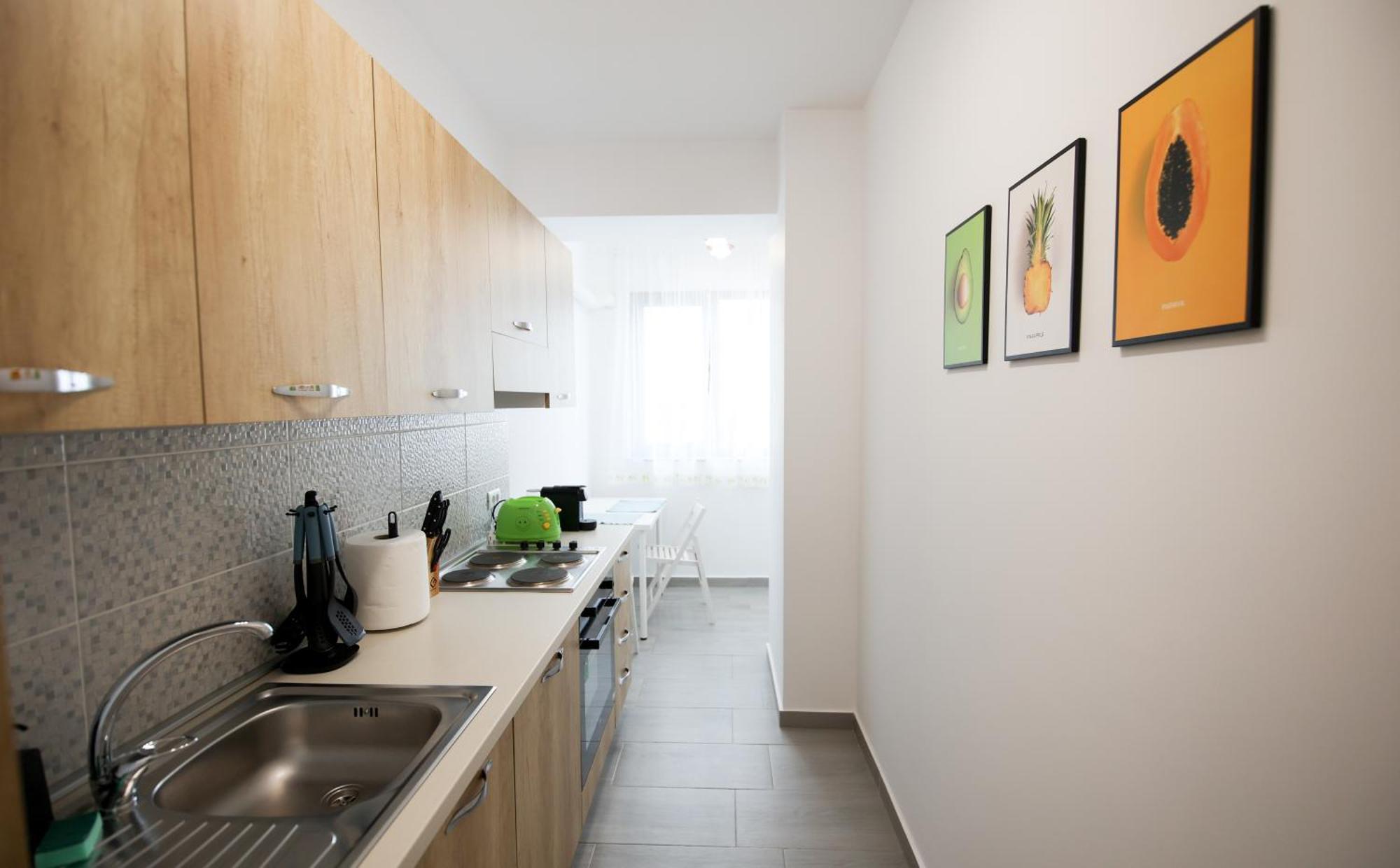 Vitan Central Oasis ---Free Secured Private Parking---Self Check-In-- Бухарест Номер фото