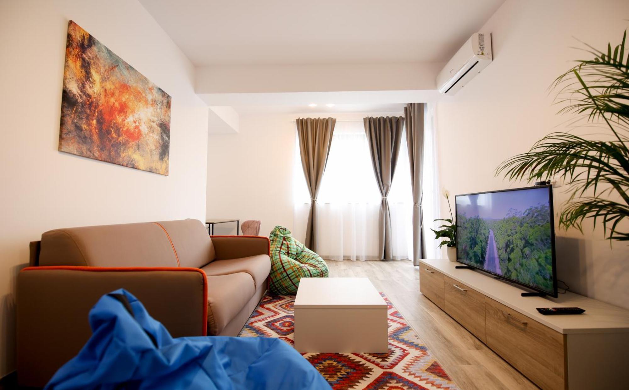 Vitan Central Oasis ---Free Secured Private Parking---Self Check-In-- Бухарест Номер фото